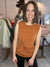 Front knot Layering Tank in Rust