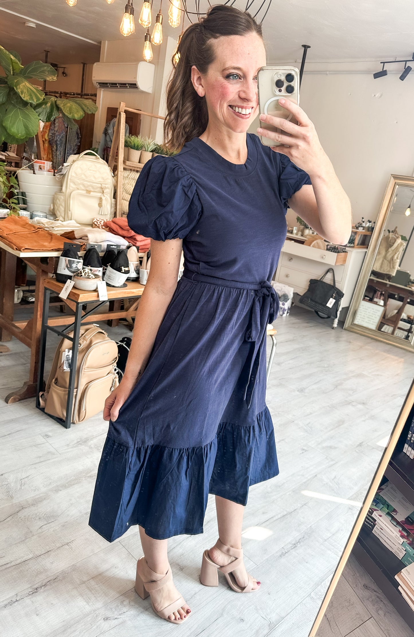 Beauty Era Dress in Peacoat