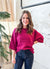 Transition Sweater in Magenta