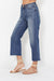 High Waisted Non Distressed Wide Crop by Judy Blue