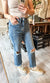 High Rise Crop Slim Wide Leg Denim by Lovervet