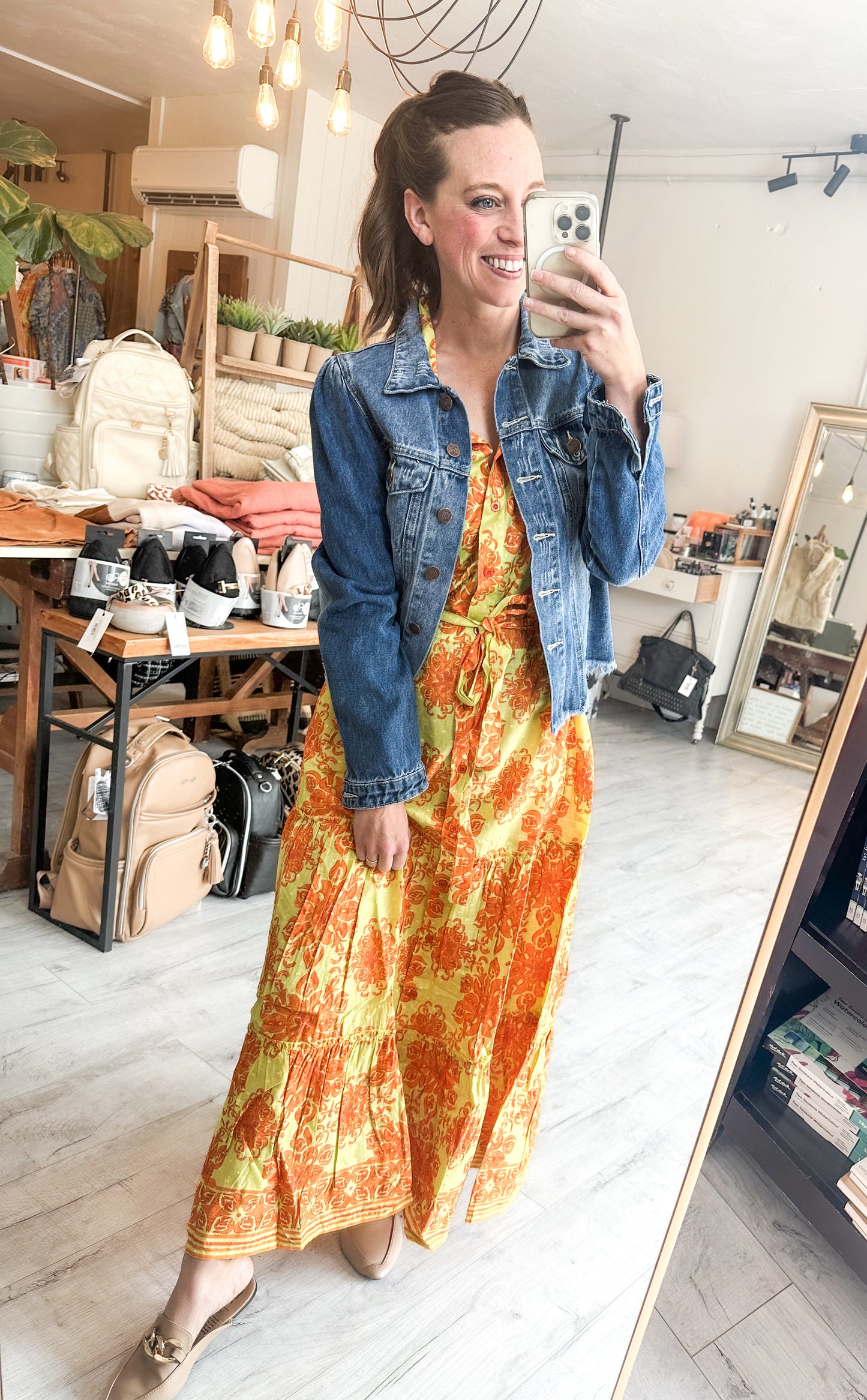 Ariel Denim Jacket in Medium Wash