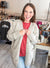 Open Front Sweater Cardigan in Heather Mocha