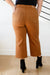 Briar High Rise Control Top Wide Leg Crop Jeans in Camel (GHG)