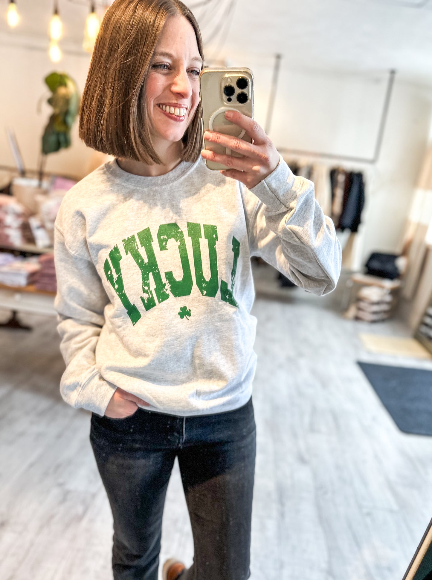 Lucky Pullover in Ash Grey