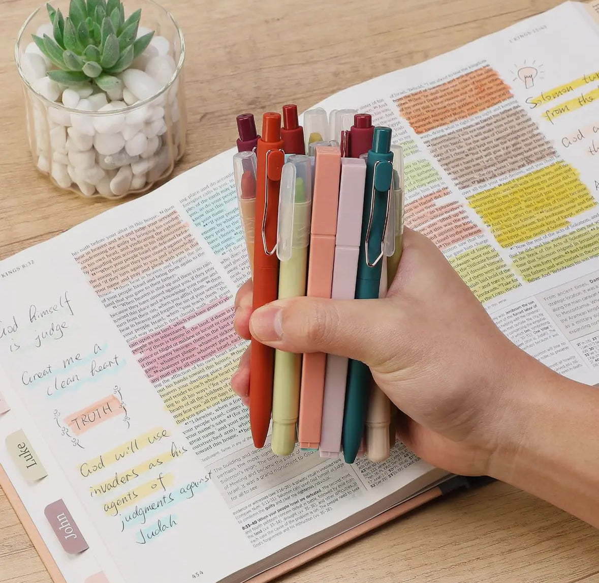 Mr. Pen Bible Journaling Kit with highlighters, pens and markers