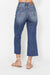 High Waisted Non Distressed Wide Crop by Judy Blue