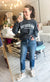 Grey House Goods Vintage Style Crewneck Sweatshirt in Dark Heather