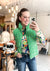 Zig-Zag Padded Corduroy Puffer Jacket - Multiple Colors