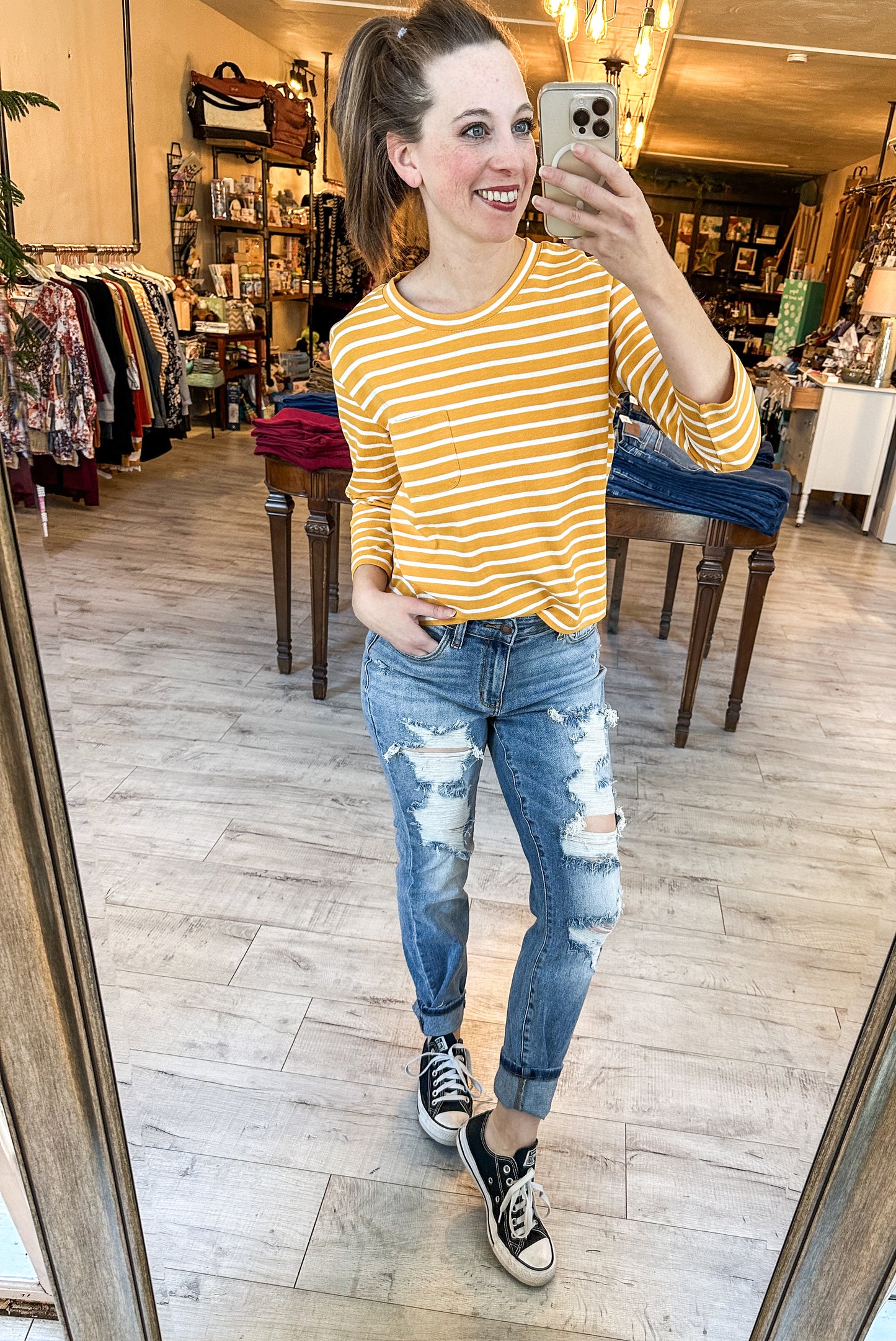 Destroyed Boyfriend Light Wash by Judy Blue