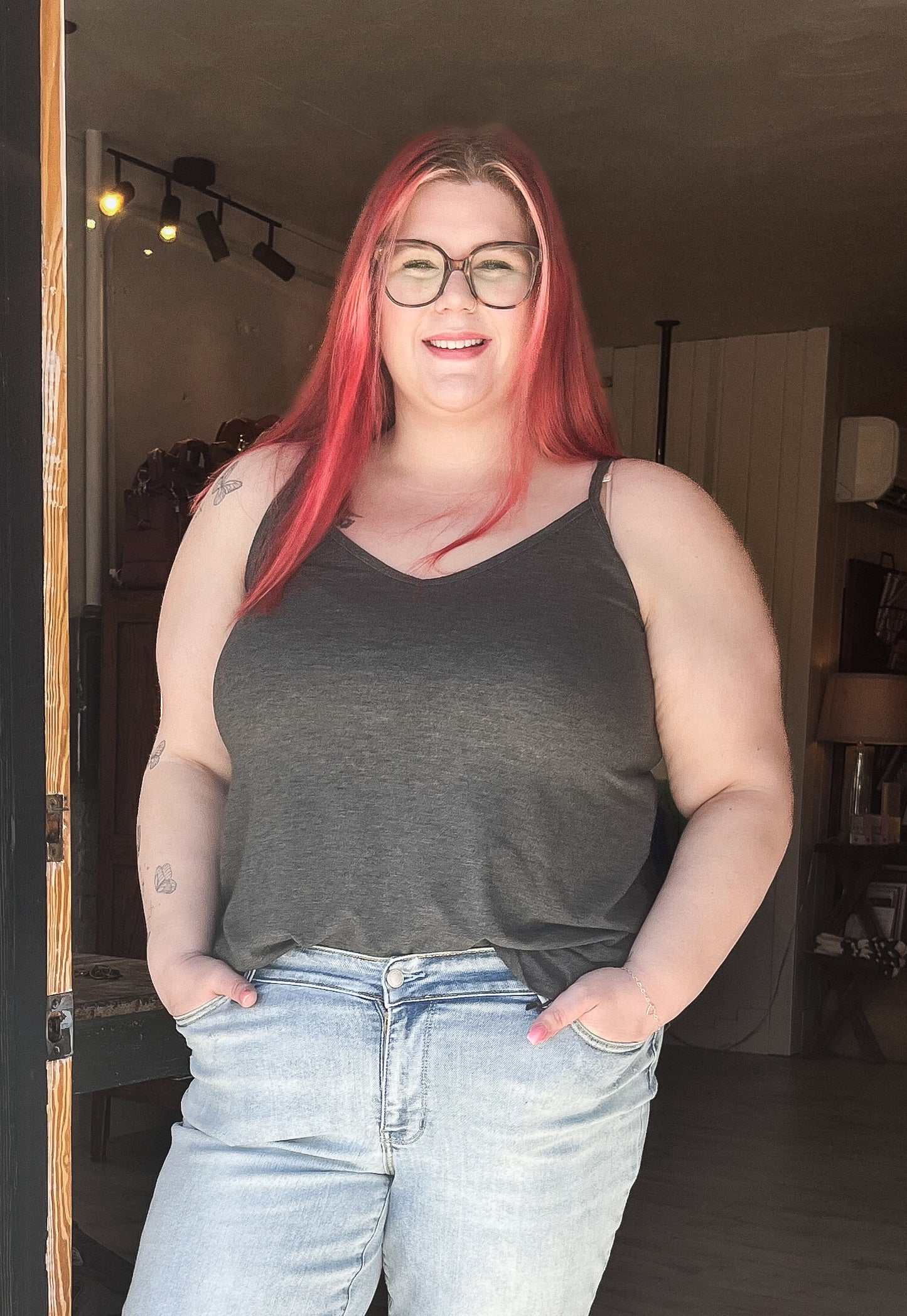 Reversible Scoop & V-Neck Tank