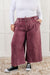 In or Out Wide Leg Cropped Pants in Eggplant