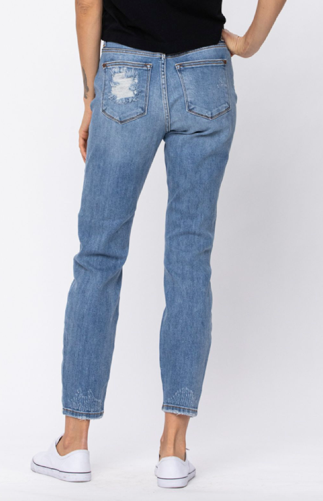 Destroyed Boyfriend Light Wash by Judy Blue