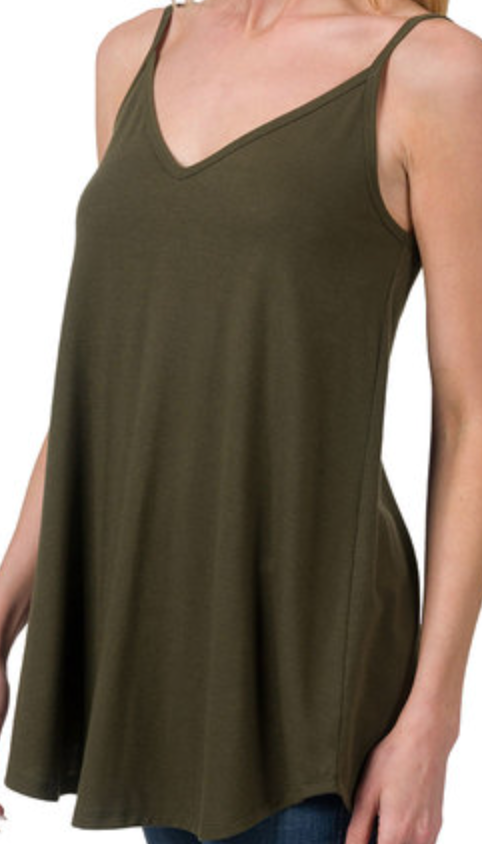 Reversible Scoop & V-Neck Tank