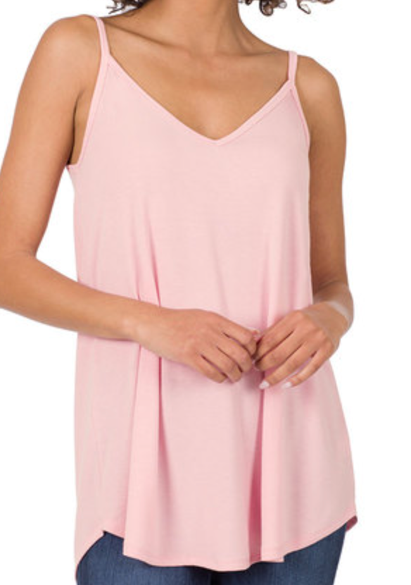 Reversible Scoop & V-Neck Tank