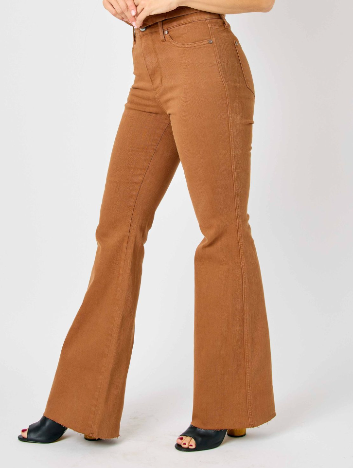 Tummy Control Boot Cut in Caramel by Judy Blue