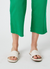 Briar High Rise Control Top Wide Leg Crop Jeans in Kelly Green