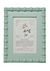 Aqua Green Picture Frame w/ Vintage Plant Image