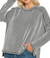 Raised Rib Edge Boat Neck Top in Black & White