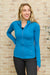 Staying Swift Activewear Jacket in Hawaiian Blue