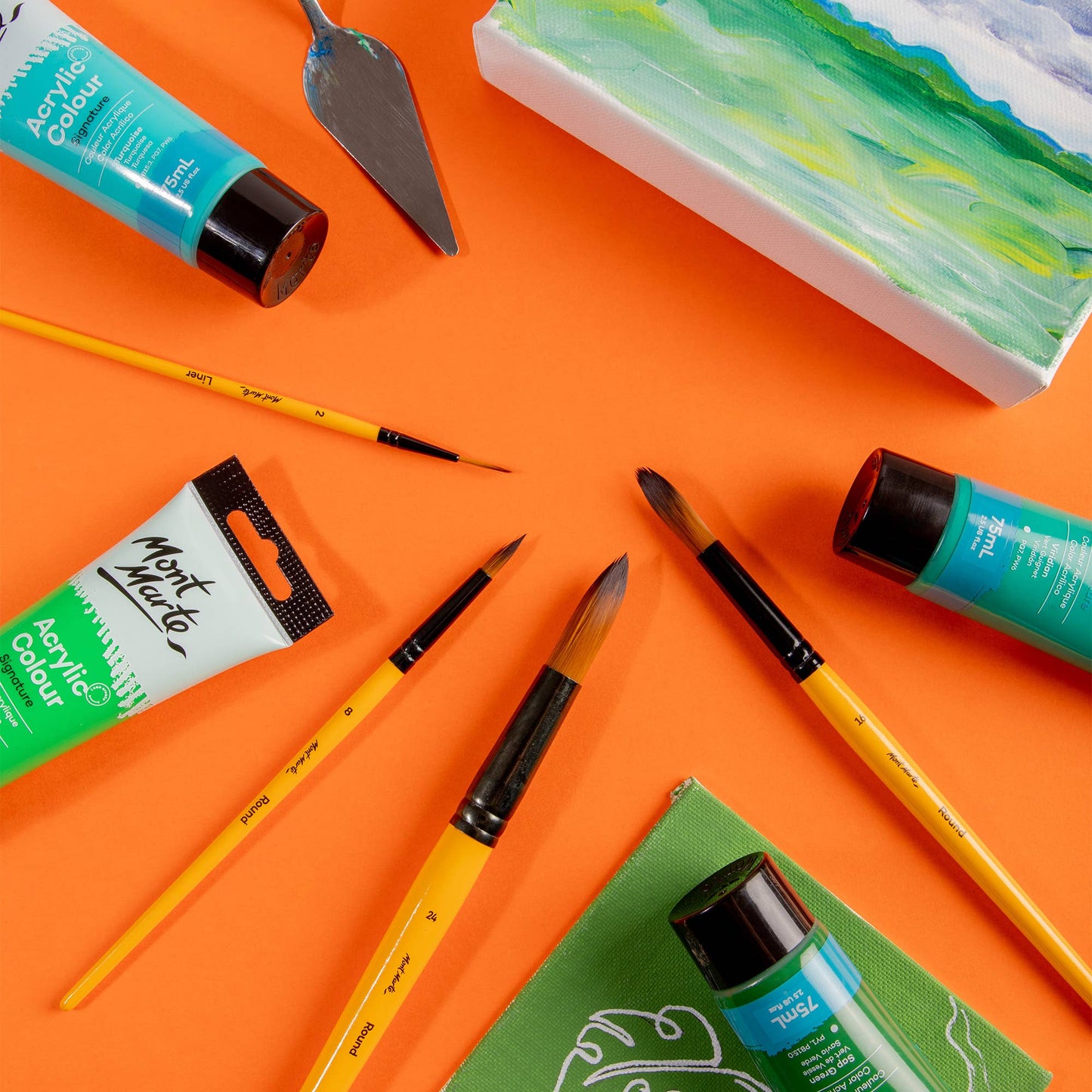 Acrylic Brushes Signature 4pc