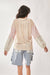 Lace Floral Mix Fabric Long Sleeves