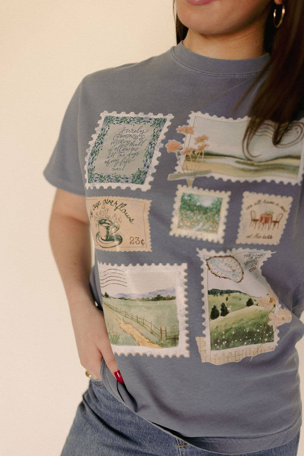 Pslam 23 Stamp Graphic Tee