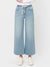 Super High Rise Elastic Crop Wide Denim by Lovervet