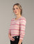 Sweet Stripes Top in Blush Pink