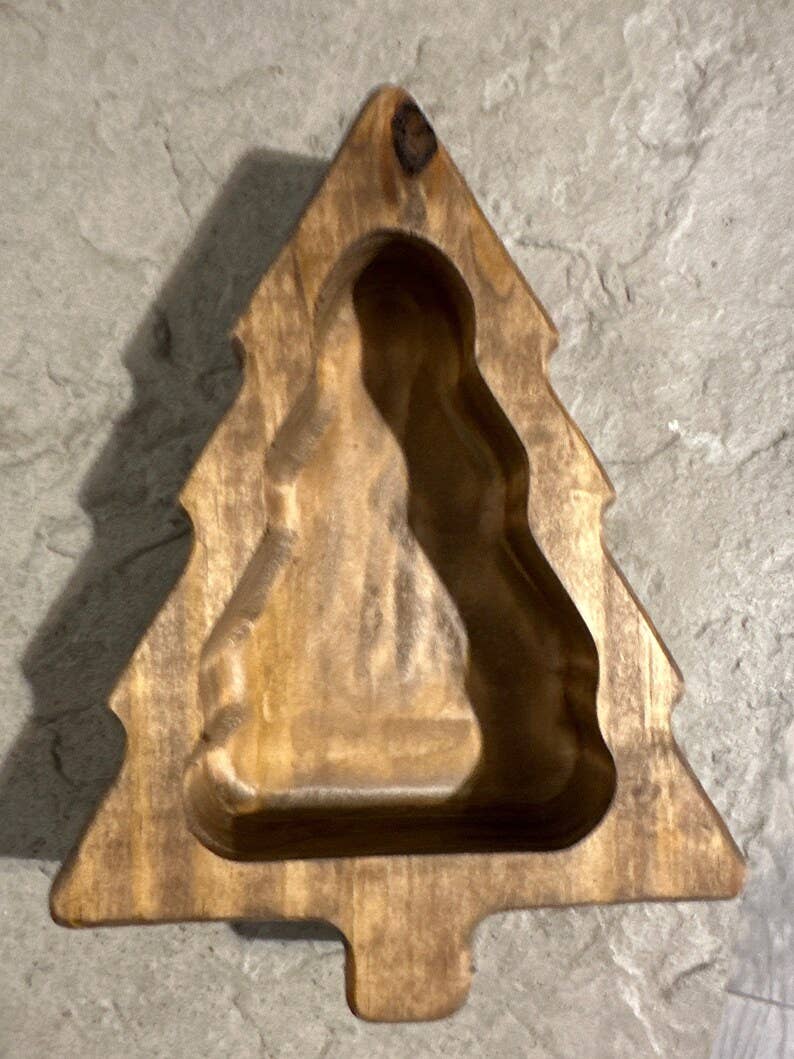 Hand Crafted Wooded Mini Tree Bowls