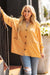 Two-Tone Charm Cardigan in Marigold and Magenta