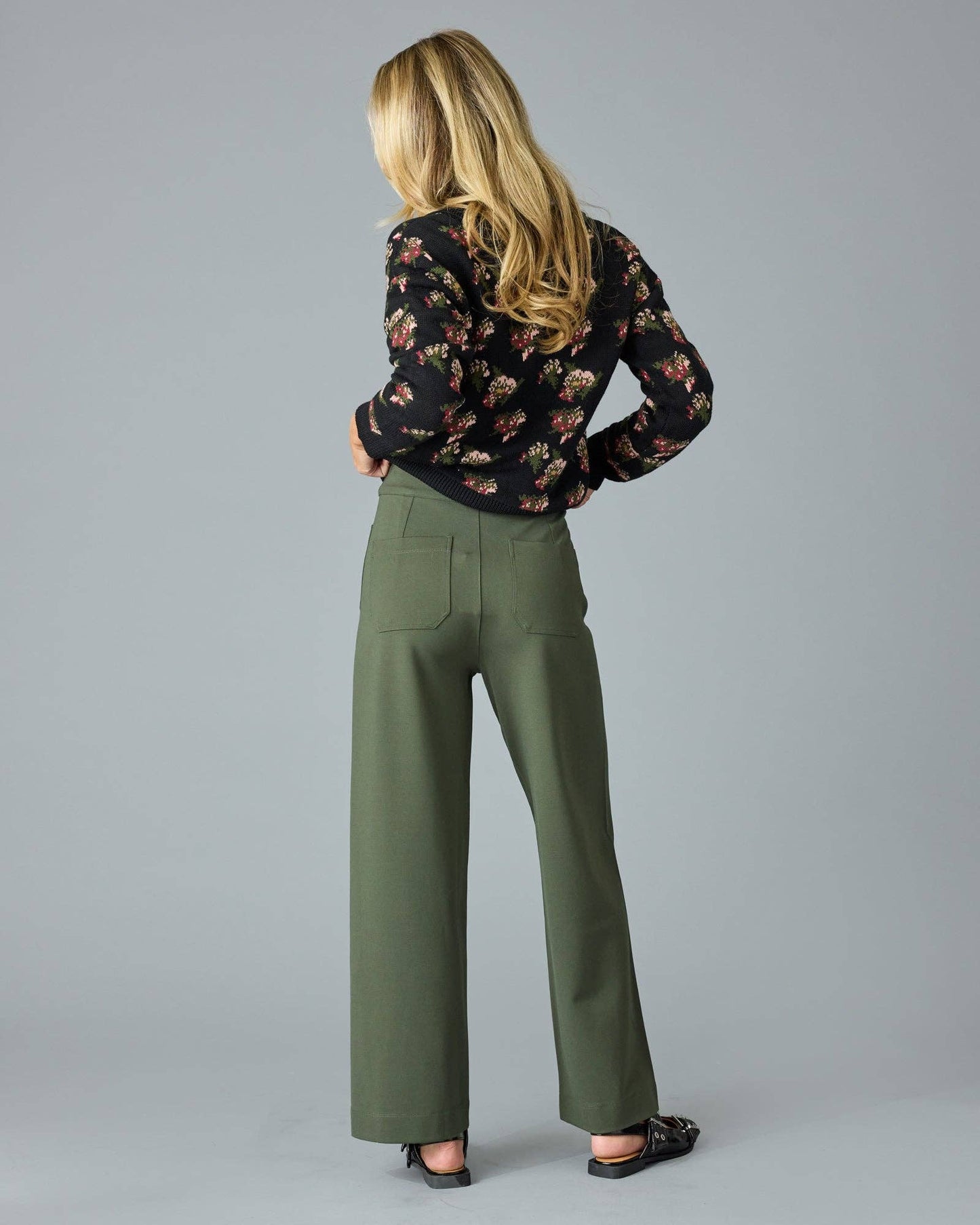 French Girl Crop Pant in Climbing Ivy