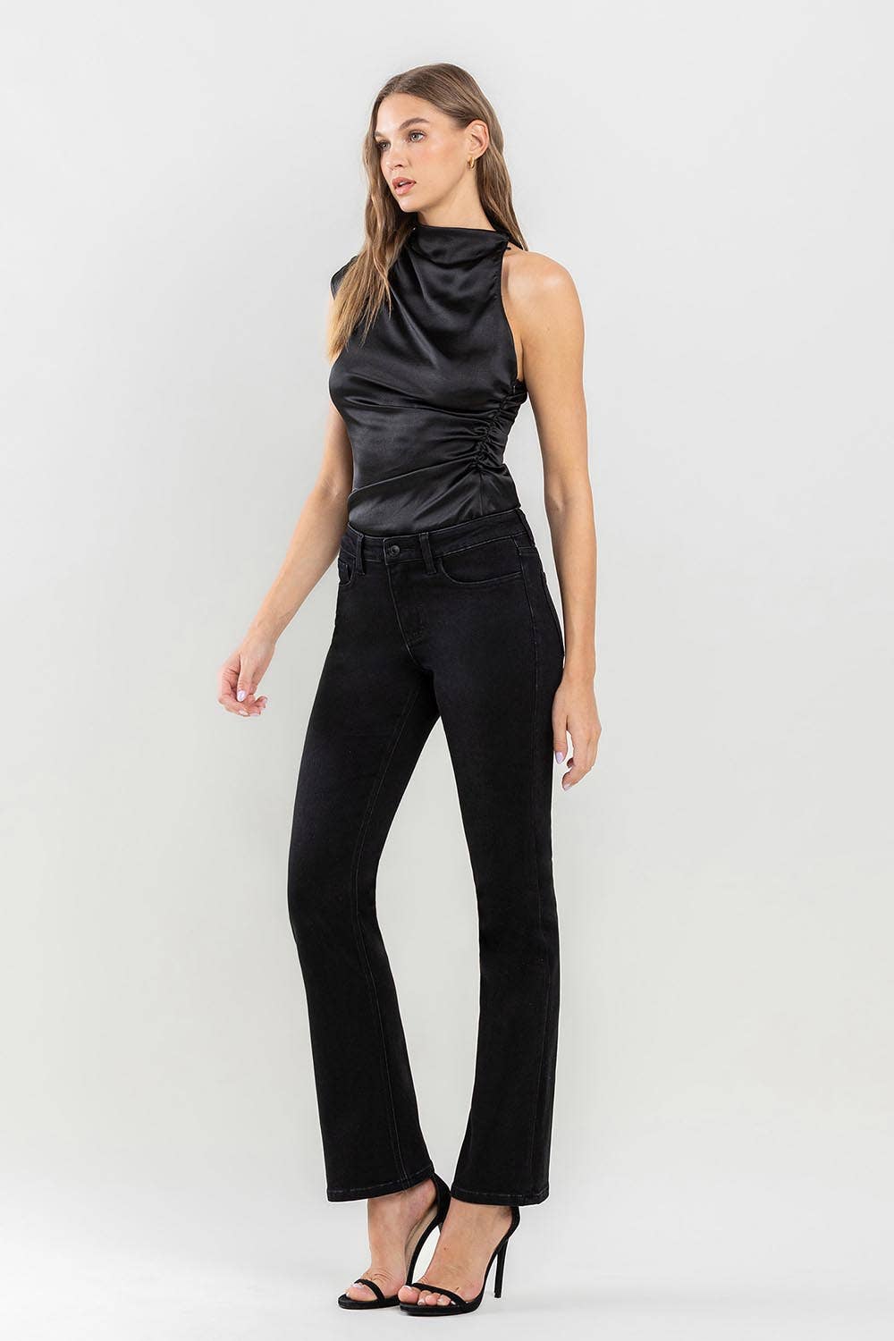 Bootcut jeans in Black by Lovevet