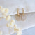 Pave Oval Drop Earrings