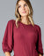 Adagio Top in Cabernet Red