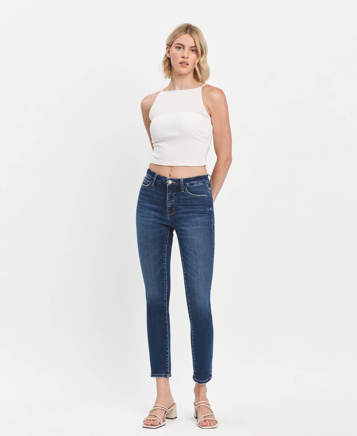 Tummy Control High Rise Seamless Skinny Jean by Lovervet