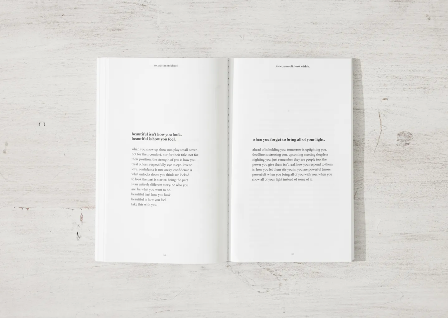 Face Yourself. Look Within. (Book)
