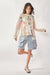 Lace Floral Mix Fabric Long Sleeves