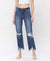 High Rise Relaxed Straight Denim by Lovervet