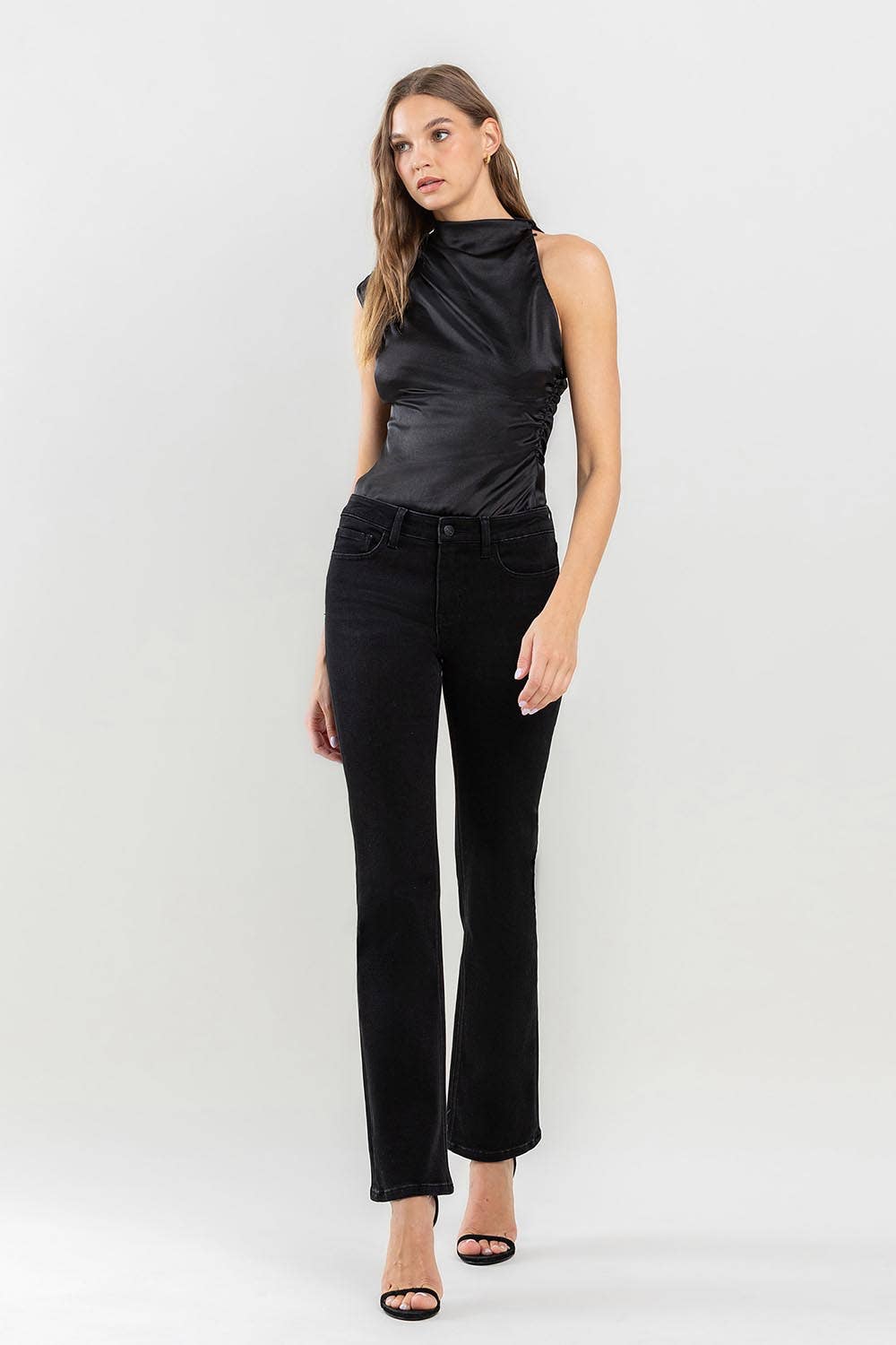 Bootcut jeans in Black by Lovevet