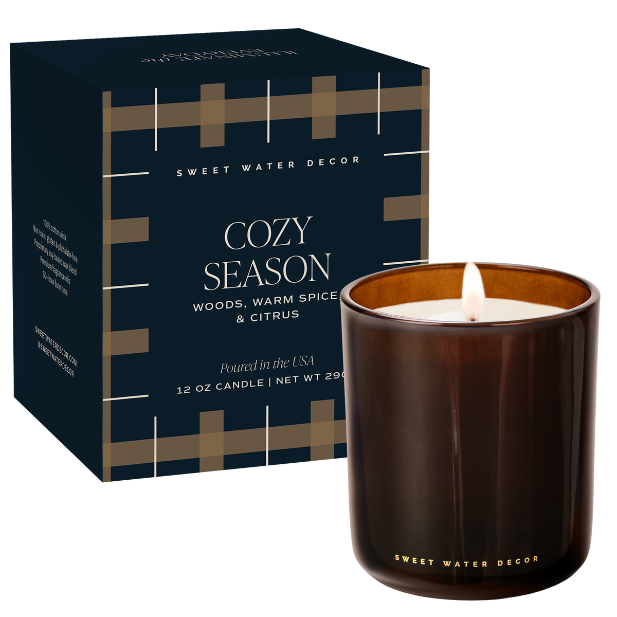 *NEW* Cozy Season 12 oz Boxed Soy Candle - Fall Decor & Gift