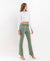 Mid Rise Anke Bootcut Jean in Olive by Lovervet