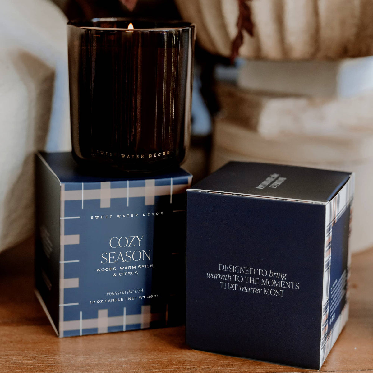 *NEW* Cozy Season 12 oz Boxed Soy Candle - Fall Decor & Gift