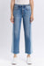 High Rise Two Tone Denim by Flying Monkey