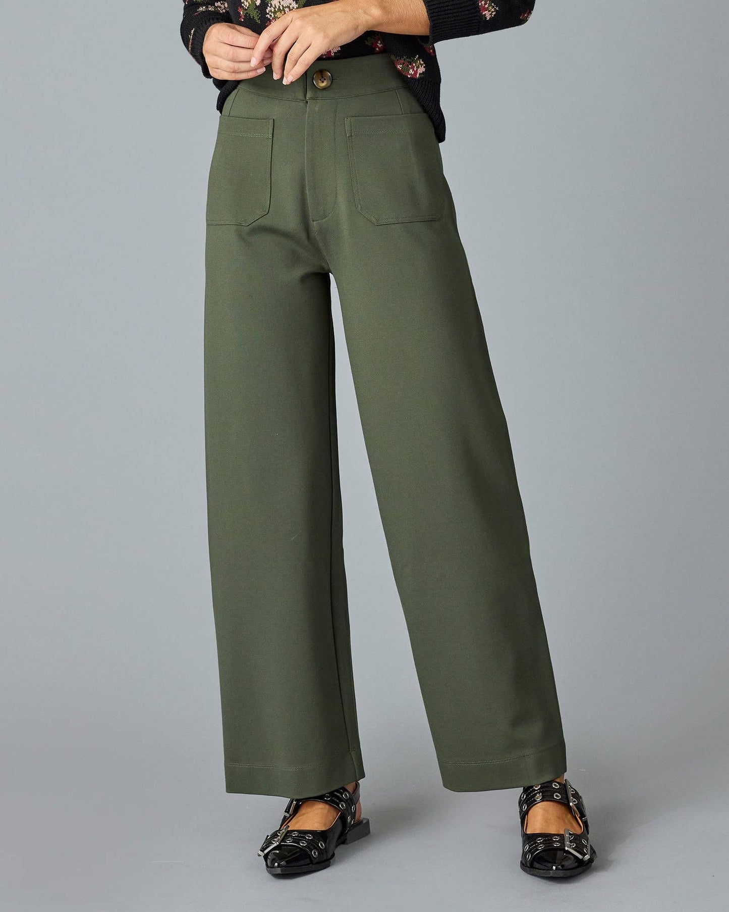 French Girl Crop Pant in Climbing Ivy