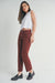 The Vintage Straight in Burgundy by Just Black