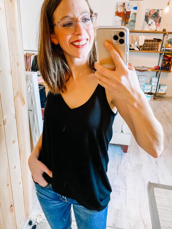 Reversible Scoop & V-Neck Tank