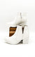 Tarim Bootie in White Croc