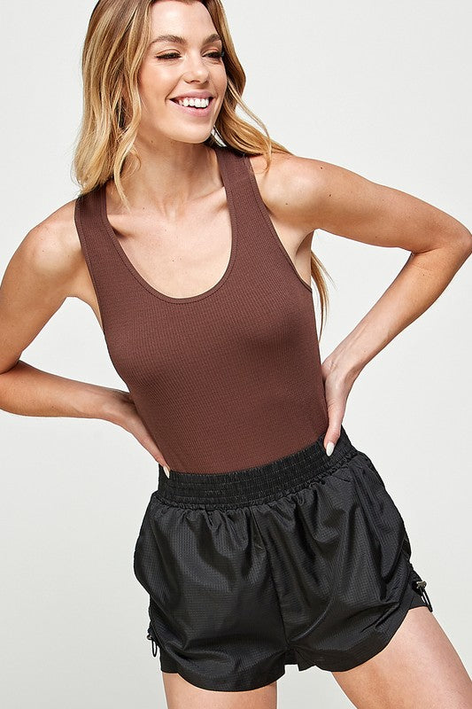 Start Today Lined Athletic Shorts in Black