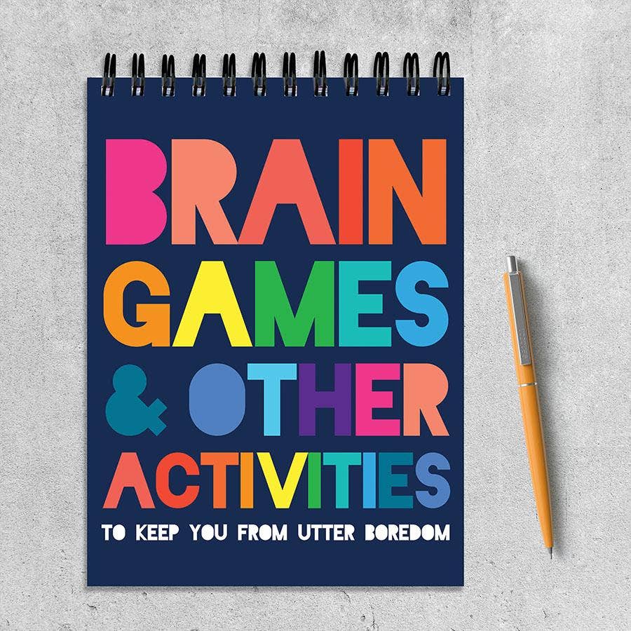 Brain Games Puzzle Book Spiral Puzzle Pad*